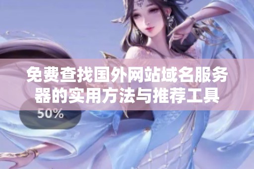 免费查找国外网站域名服务器的实用方法与推荐工具