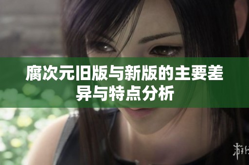 腐次元旧版与新版的主要差异与特点分析