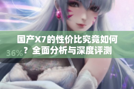 国产X7的性价比究竟如何？全面分析与深度评测