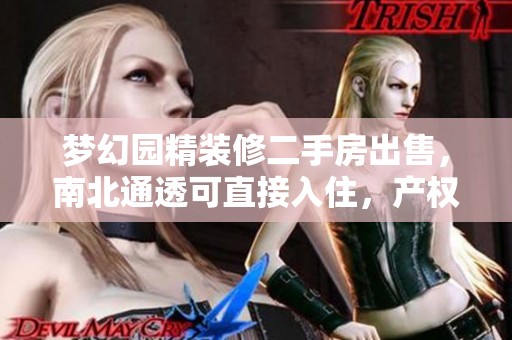 梦幻园精装修二手房出售，南北通透可直接入住，产权清晰仅需90万