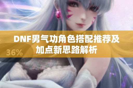 DNF男气功角色搭配推荐及加点新思路解析