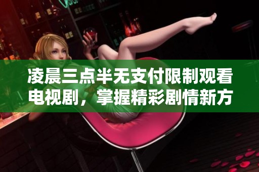 凌晨三点半无支付限制观看电视剧，掌握精彩剧情新方式