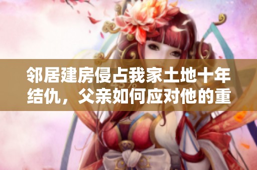 邻居建房侵占我家土地十年结仇，父亲如何应对他的重病困境