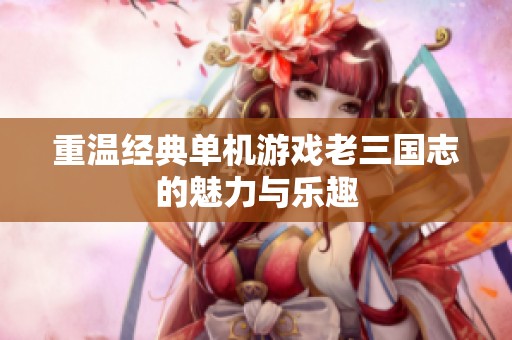 重温经典单机游戏老三国志的魅力与乐趣