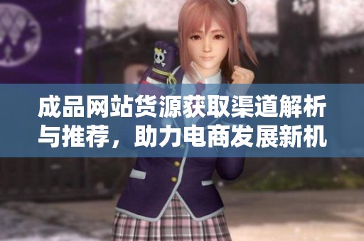 成品网站货源获取渠道解析与推荐，助力电商发展新机遇