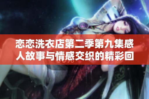 恋恋洗衣店第二季第九集感人故事与情感交织的精彩回顾
