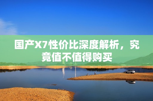国产X7性价比深度解析，究竟值不值得购买