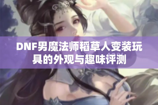 DNF男魔法师稻草人变装玩具的外观与趣味评测