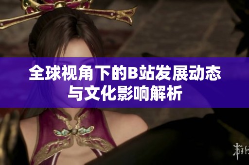 全球视角下的B站发展动态与文化影响解析