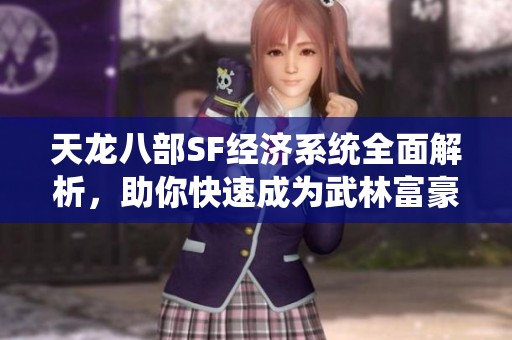 天龙八部SF经济系统全面解析，助你快速成为武林富豪