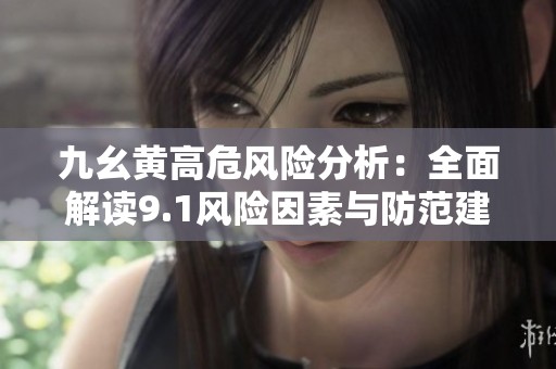 九幺黄高危风险分析：全面解读9.1风险因素与防范建议