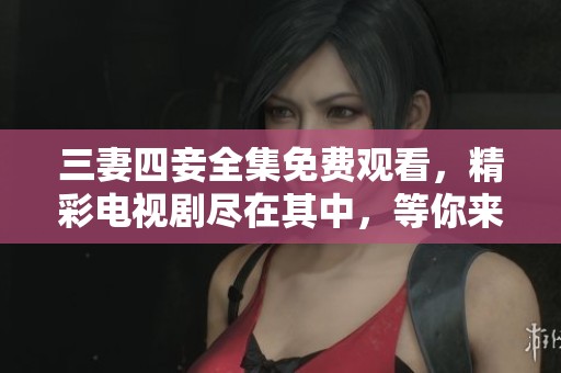 三妻四妾全集免费观看，精彩电视剧尽在其中，等你来追逐