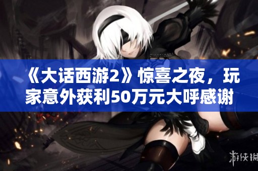 《大话西游2》惊喜之夜，玩家意外获利50万元大呼感谢GM助手！
