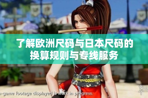 了解欧洲尺码与日本尺码的换算规则与专线服务